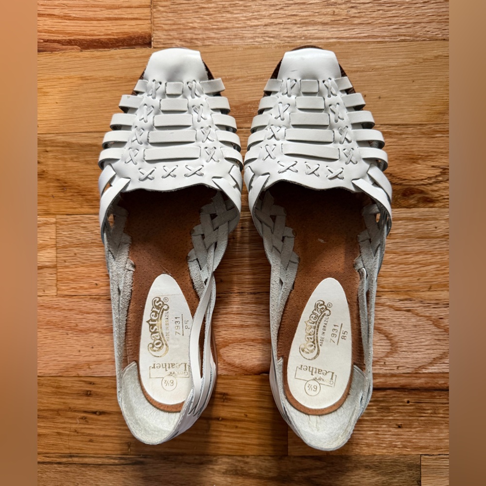 Coasters Leather Huarache Sandals | Size Womens 6.5